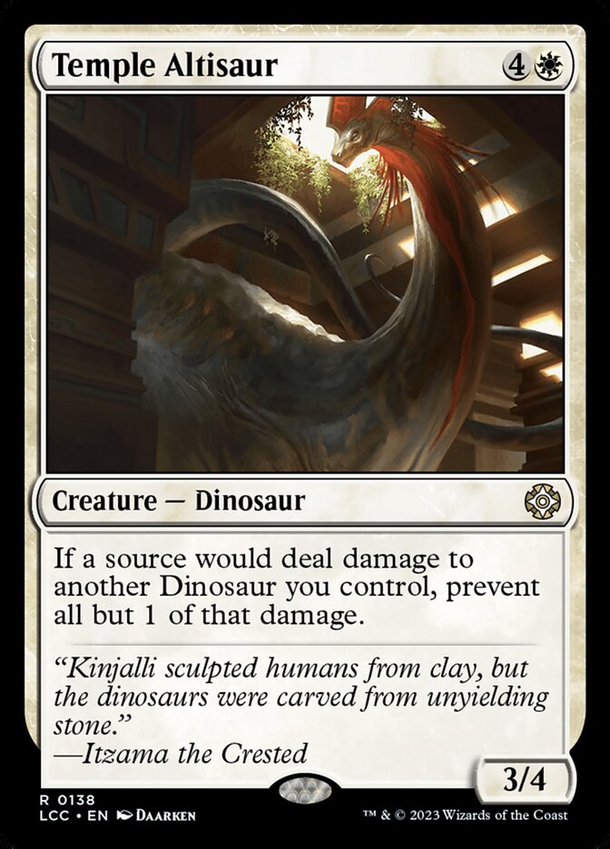 Temple Altisaur 138 (Commander: The Lost Caverns of Ixalan)  | Good Games Adelaide SA