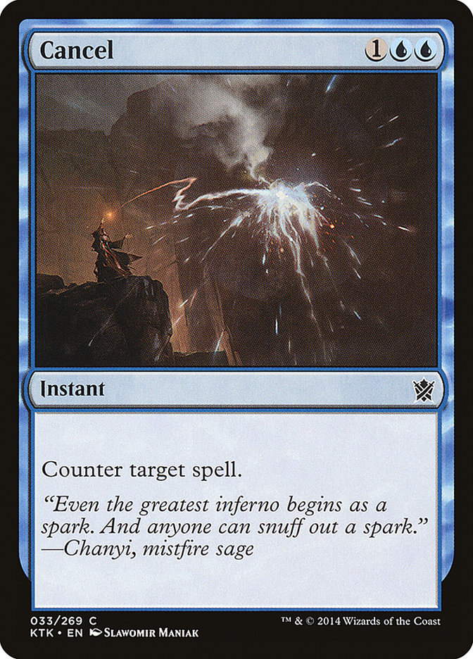 Cancel 33 (Khans of Tarkir)  | Good Games Adelaide SA