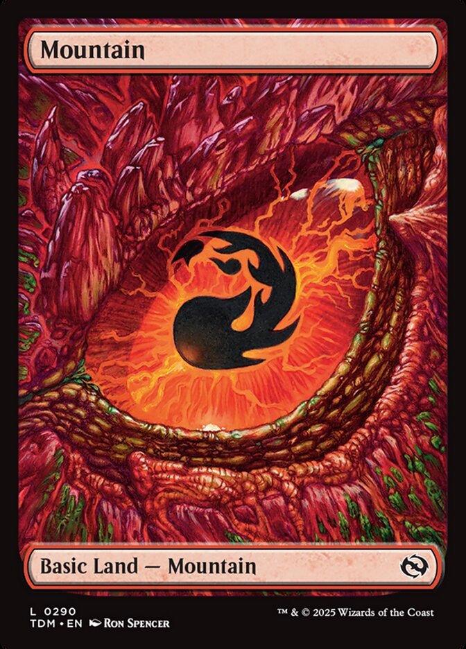 Mountain 290 (Tarkir: Dragonstorm)  - Foil | Good Games Adelaide SA