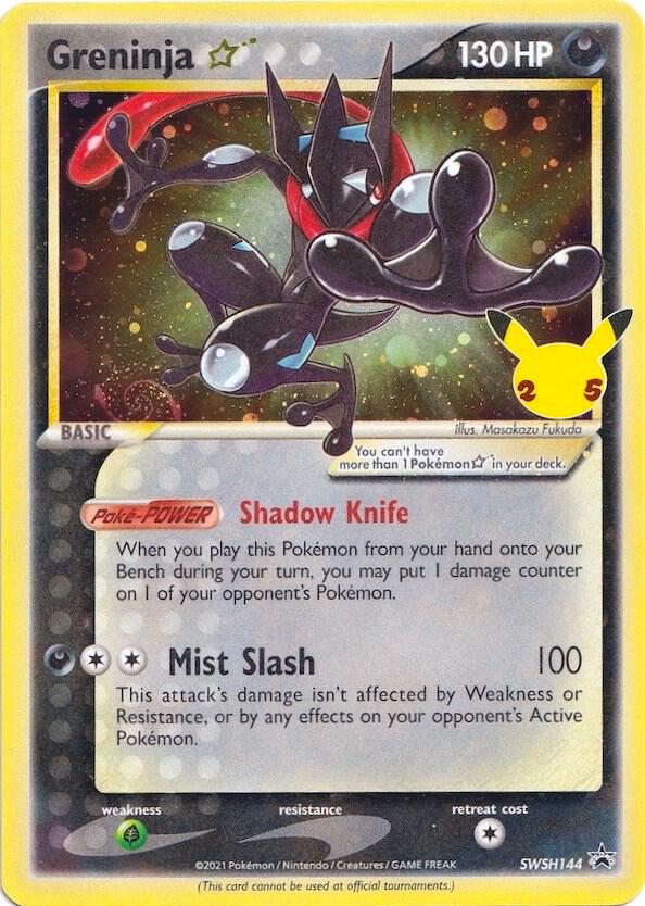 Greninja Star SWSH144 (SWSH: Sword & Shield Promo Cards)  - Holofoil | Good Games Adelaide SA
