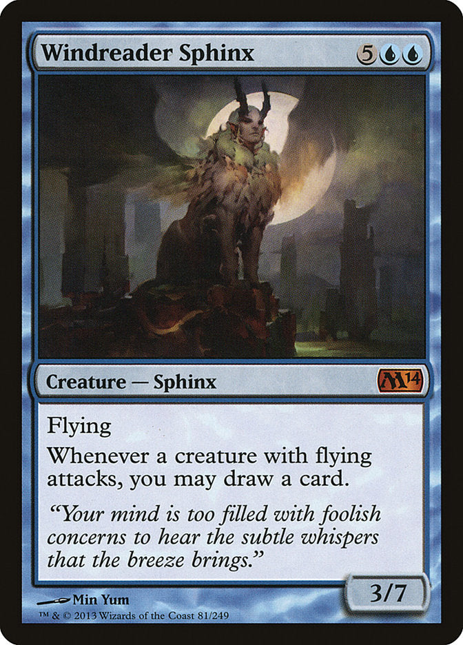 Windreader Sphinx 81 (Magic 2014 (M14))  - Foil | Good Games Adelaide SA