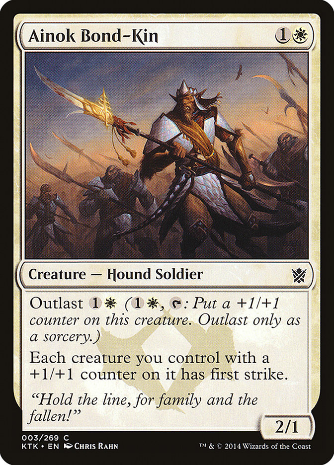 Ainok Bond-Kin 3 (Khans of Tarkir)  - Foil | Good Games Adelaide SA