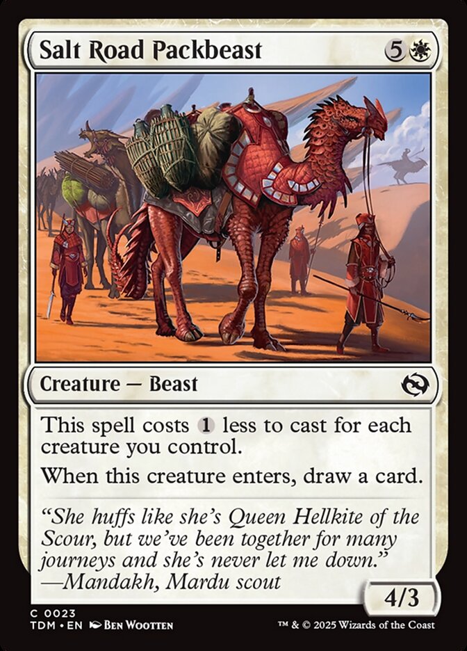 Salt Road Packbeast 23 (Tarkir: Dragonstorm)  | Good Games Adelaide SA