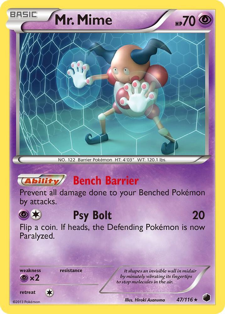 Mr. Mime 47/116 (Plasma Freeze)  | Good Games Adelaide SA