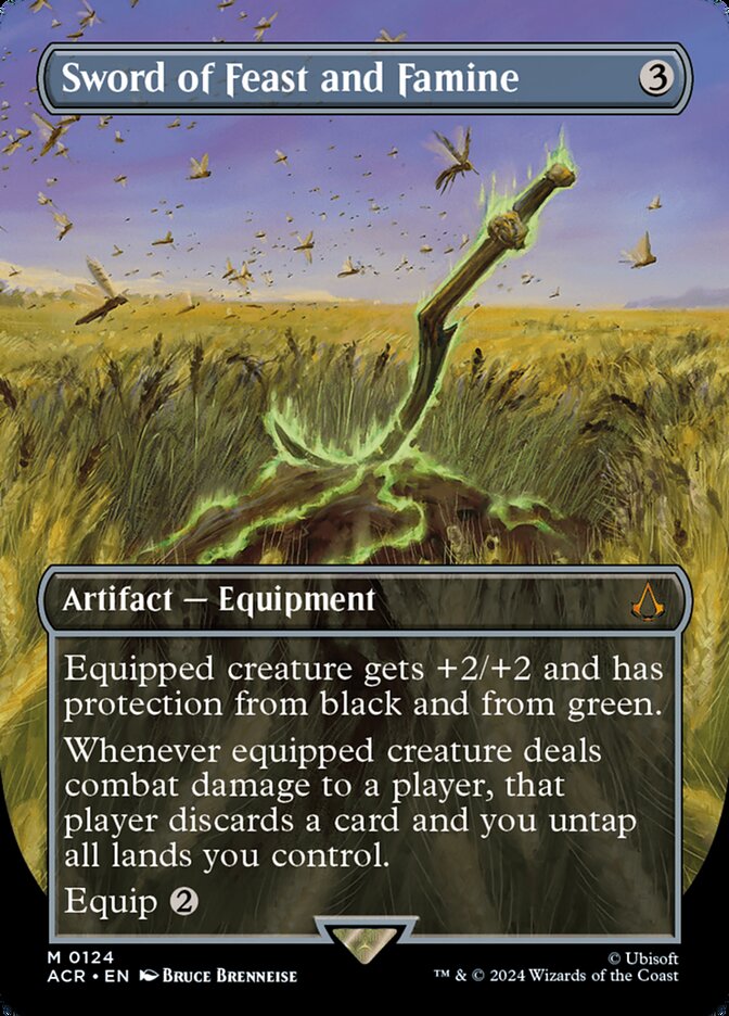 Sword of Feast and Famine 124 (Universes Beyond: Assassin's Creed)  - Foil | Good Games Adelaide SA