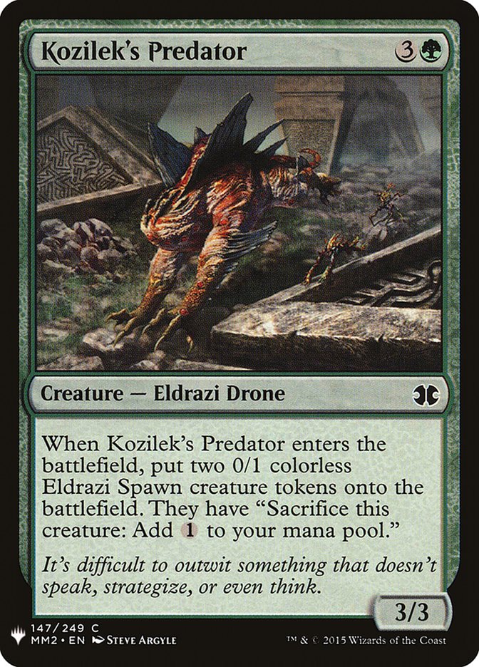 Kozilek's Predator 147 (The List Reprints)  | Good Games Adelaide SA