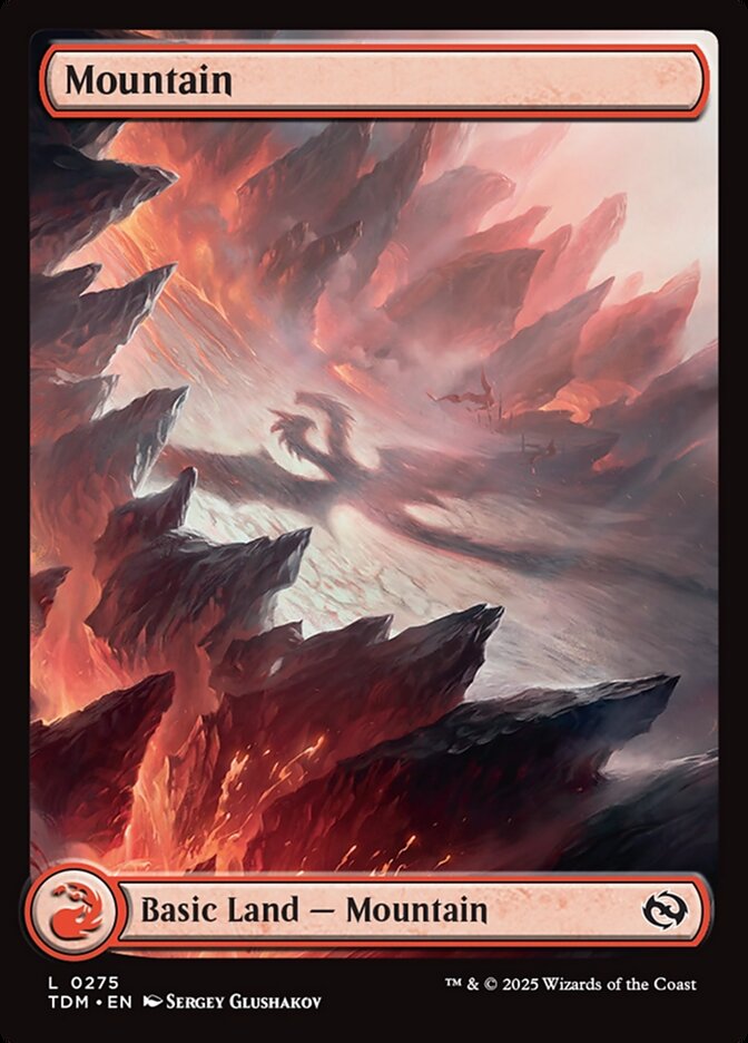 Mountain 275 (Tarkir: Dragonstorm)  - Foil | Good Games Adelaide SA