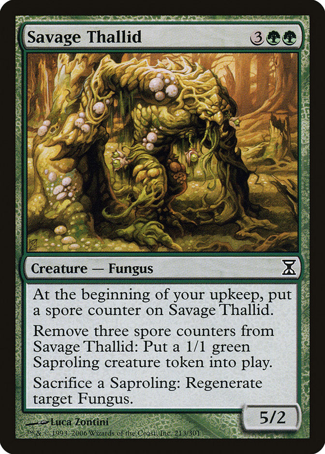 Savage Thallid 213 (Time Spiral)  | Good Games Adelaide SA