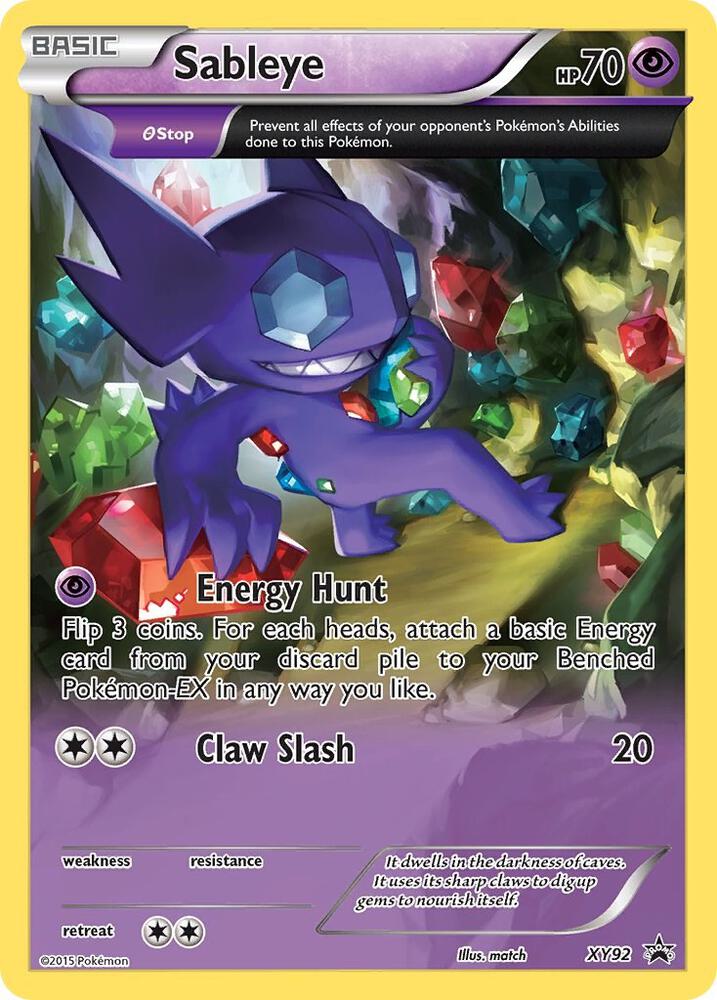 Sableye XY92 (XY Promos)  - Holofoil | Good Games Adelaide SA