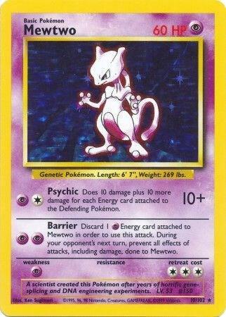 Mewtwo 010/102 (Base Set)  - Holofoil | Good Games Adelaide SA