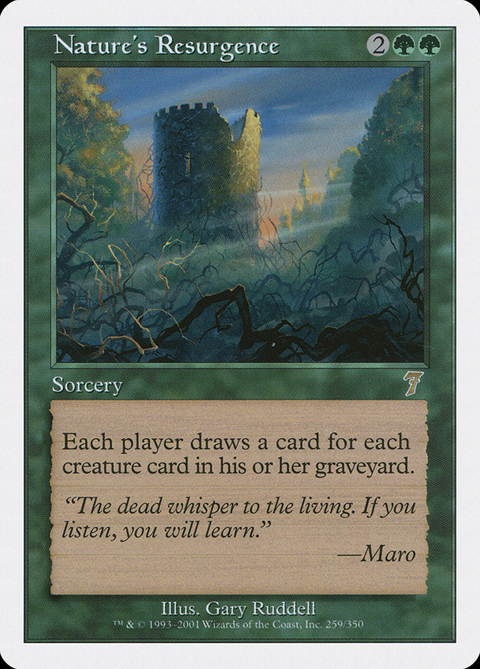 Nature's Resurgence 259 (7th Edition)  | Good Games Adelaide SA
