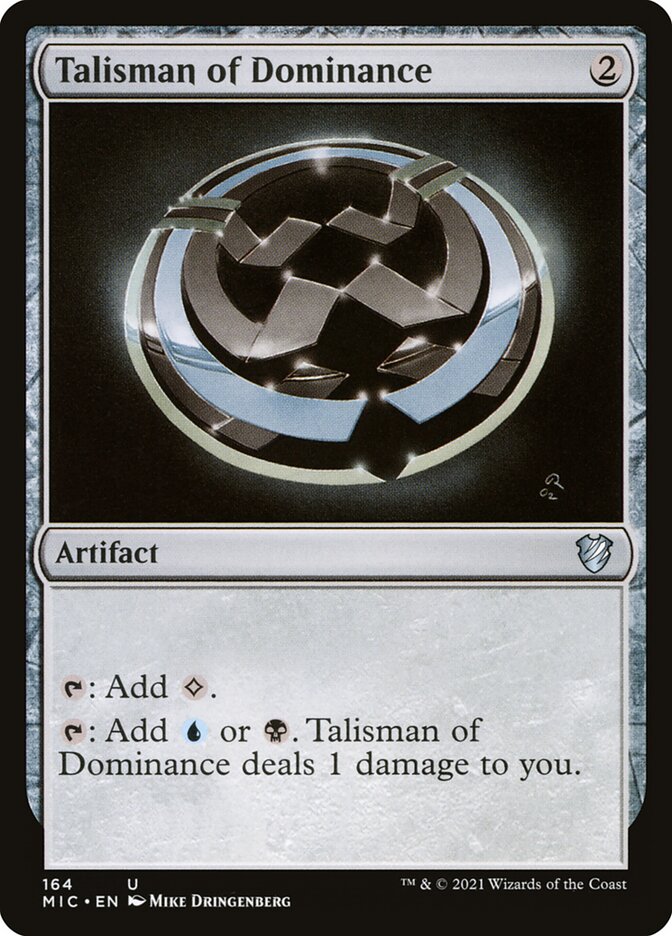 Talisman of Dominance 164 (Commander: Innistrad: Midnight Hunt)  | Good Games Adelaide SA