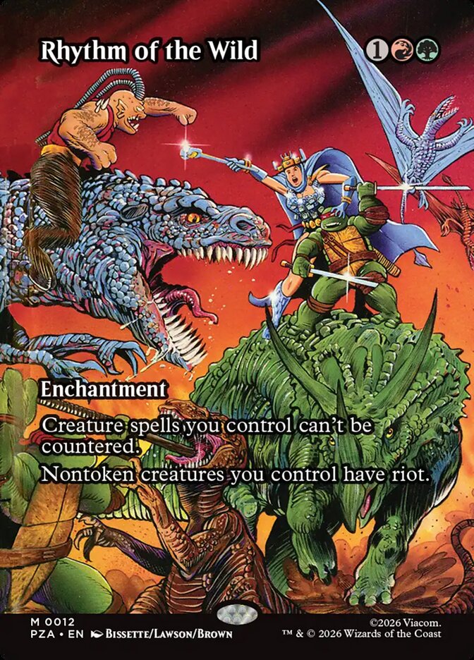 Rhythm of the Wild Borderless 12 (Teenage Mutant Ninja Turtles Source Material)  - Borderless | Good Games Adelaide SA