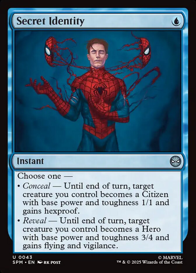 Secret Identity 43 (Marvel's Spider-Man)  - Foil | Good Games Adelaide SA