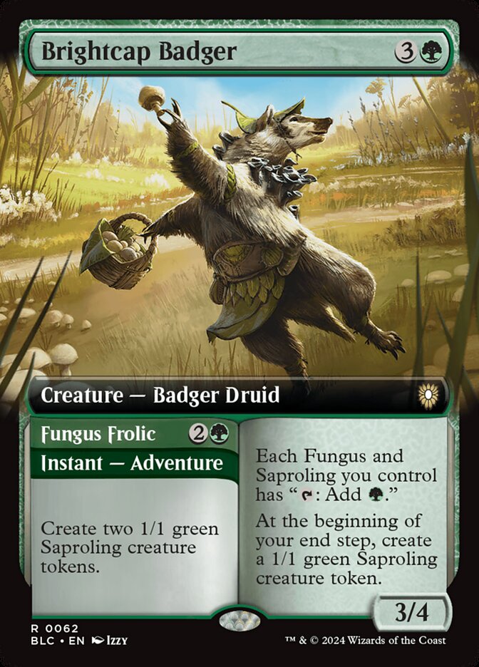 Brightcap Badger 62 (Commander: Bloomburrow)  | Good Games Adelaide SA