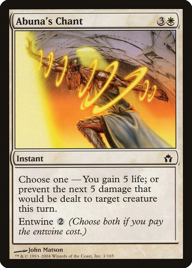 Abuna's Chant 1 (Fifth Dawn)  - Foil | Good Games Adelaide SA