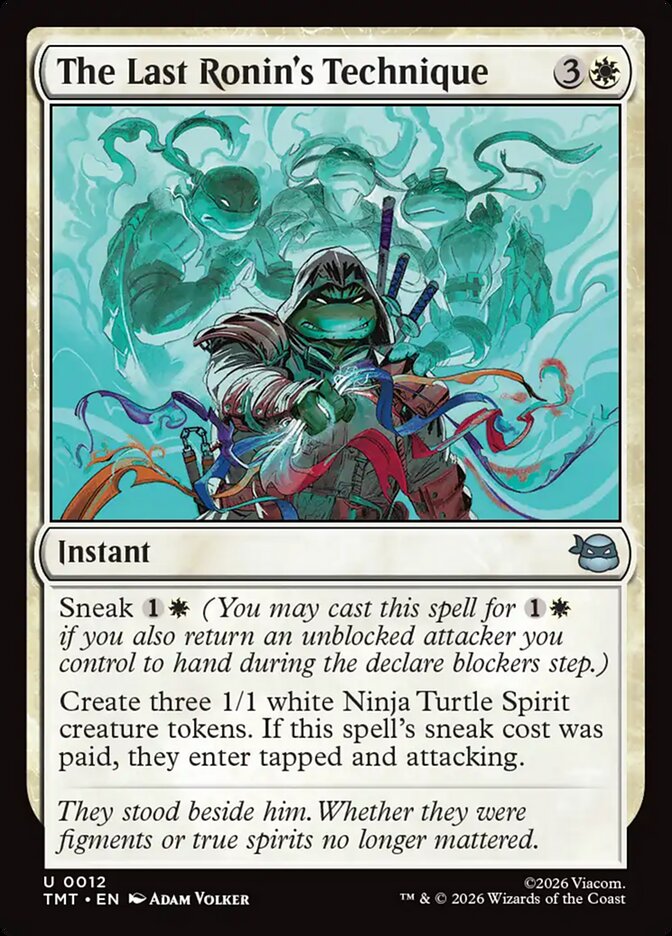 The Last Ronin's Technique 12 (Teenage Mutant Ninja Turtles)  - Foil | Good Games Adelaide SA