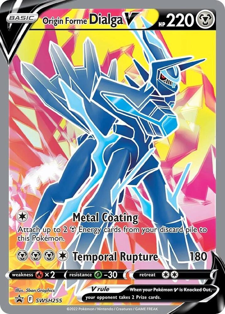 Origin Forme Dialga V SWSH255 (SWSH: Sword & Shield Promo Cards)  - Holofoil | Good Games Adelaide SA