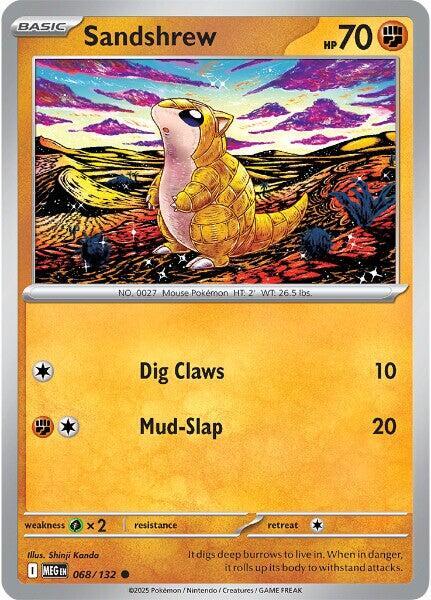 Sandshrew 068/132 (ME01: Mega Evolution)  | Good Games Adelaide SA