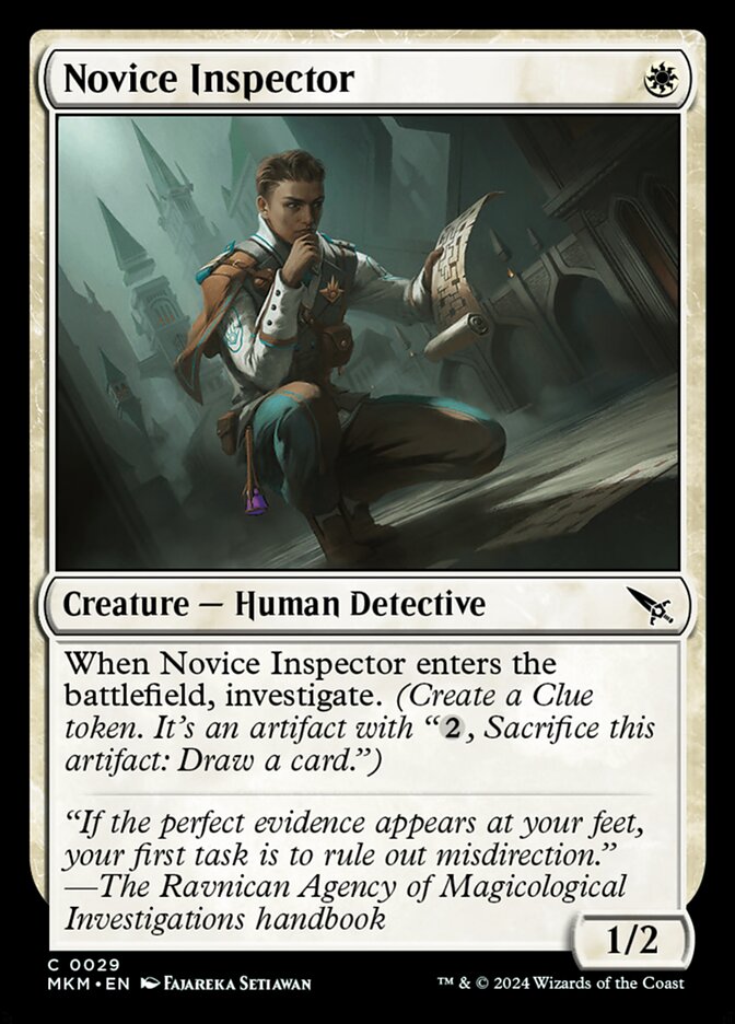 Novice Inspector 29 (Murders at Karlov Manor)  - Foil | Good Games Adelaide SA