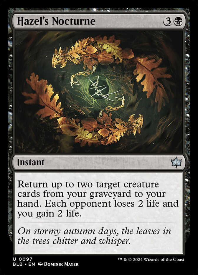 Hazel's Nocturne 97 (Bloomburrow)  - Foil | Good Games Adelaide SA