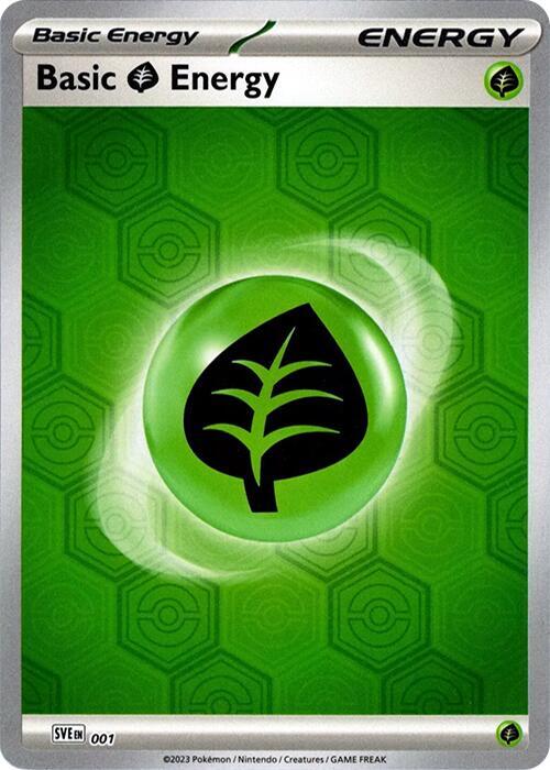 Basic Grass Energy 1 (SV: Shrouded Fable)  - Reverse Holofoil | Good Games Adelaide SA