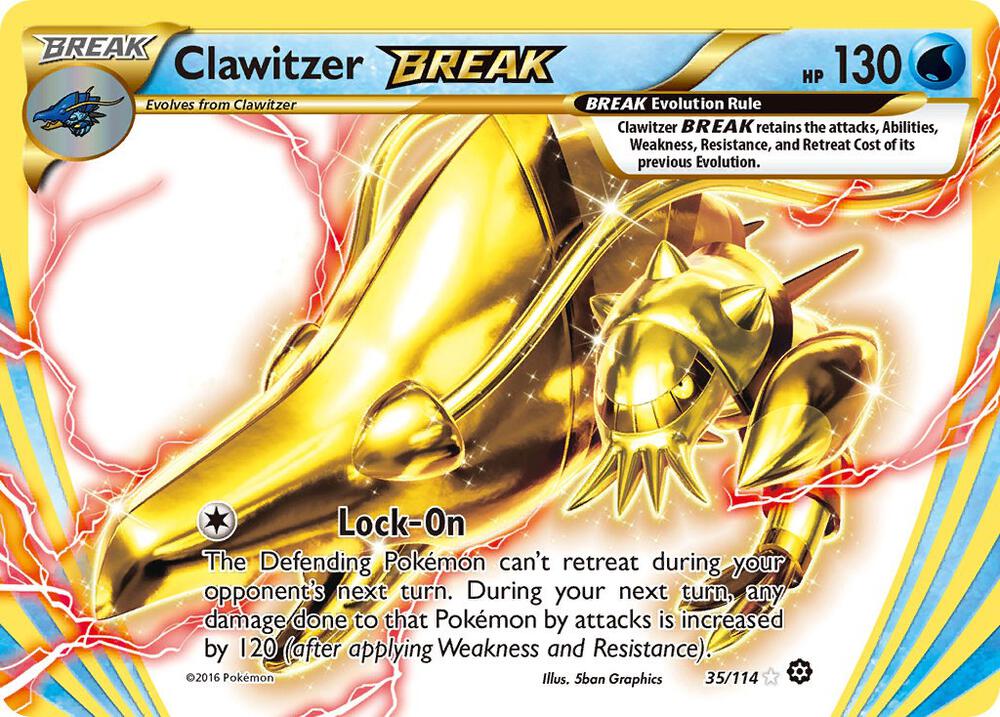 Clawitzer BREAK 35/114 (XY - Steam Siege)  - Holofoil | Good Games Adelaide SA