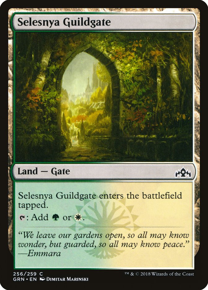 Selesnya Guildgate 256 (Guilds of Ravnica)  - Foil | Good Games Adelaide SA