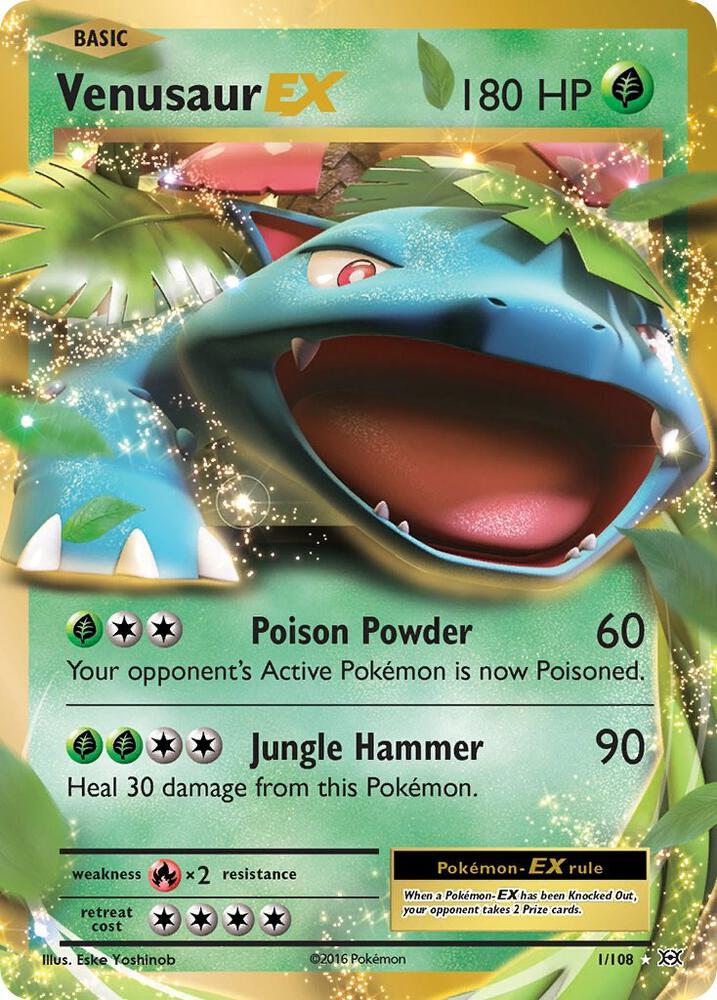 Venusaur EX 1/108 (XY - Evolutions)  - Holofoil | Good Games Adelaide SA
