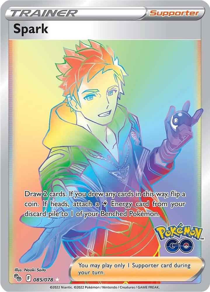 Spark Secret 085/078 (Pokemon GO)  - Holofoil | Good Games Adelaide SA