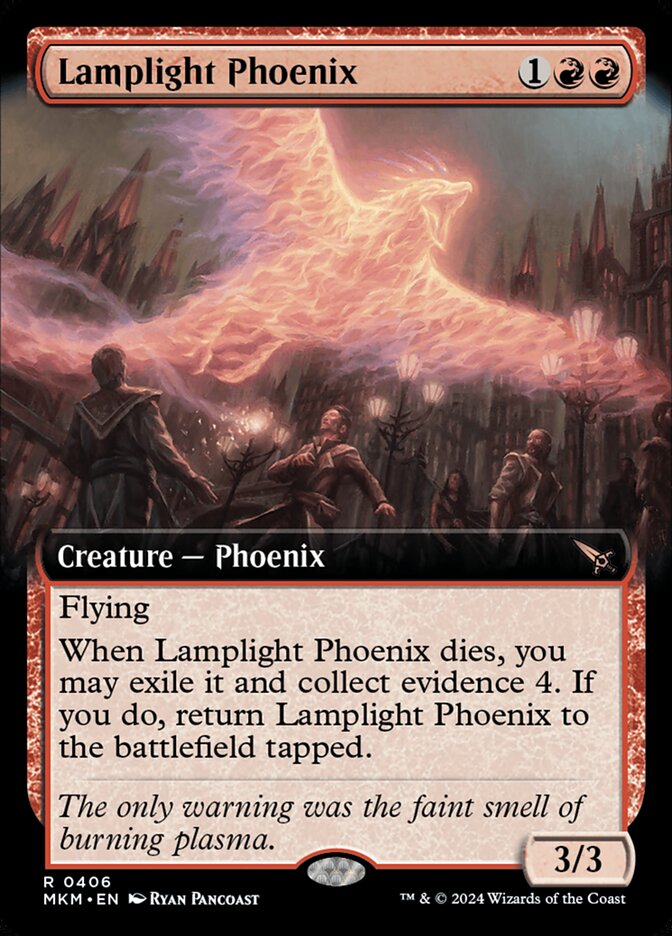 Lamplight Phoenix 406 (Murders at Karlov Manor)  - Foil | Good Games Adelaide SA