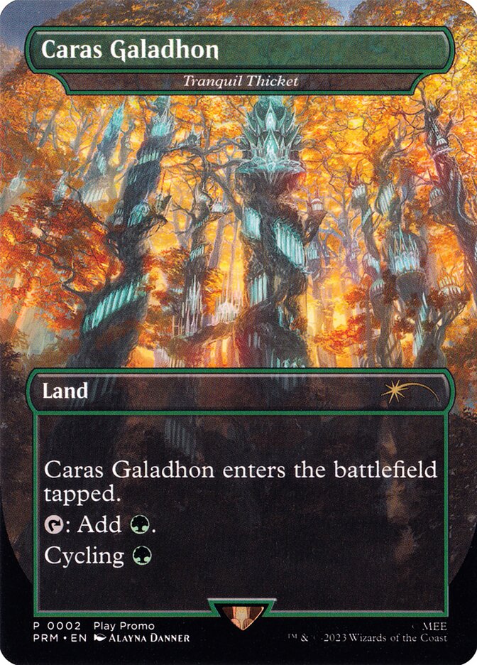 Caras Galadhon Tranquil Thicket 2 (Play Promos)  - Borderless | Good Games Adelaide SA