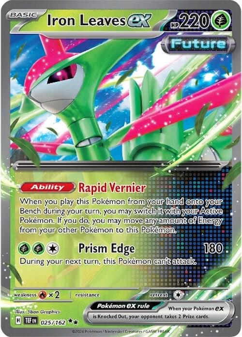 Iron Leaves ex 025/162 (SV05: Temporal Forces)  - Holofoil | Good Games Adelaide SA