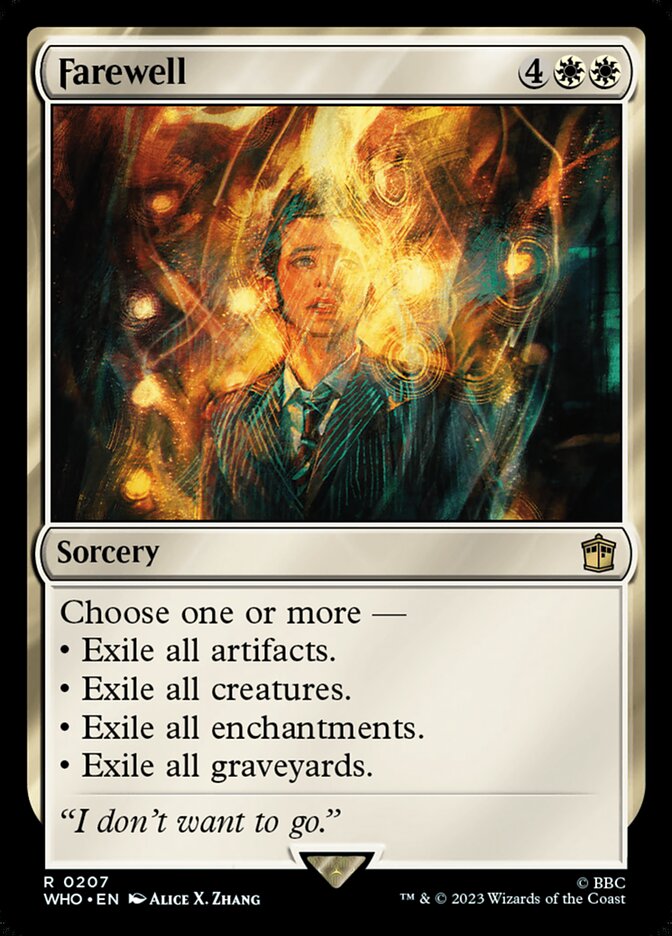 Farewell 207 (Universes Beyond: Doctor Who)  - Foil | Good Games Adelaide SA