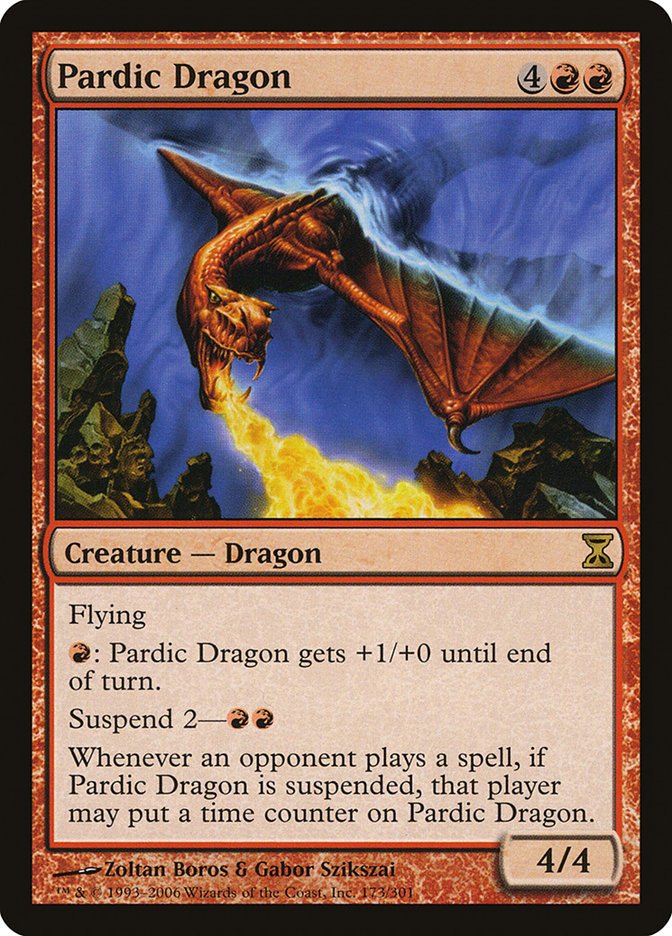 Pardic Dragon 173 (Time Spiral)  - Foil | Good Games Adelaide SA