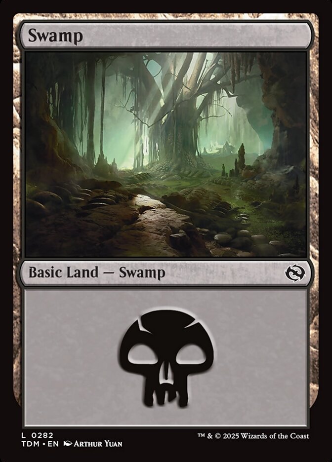 Swamp 282 (Tarkir: Dragonstorm)  - Foil | Good Games Adelaide SA