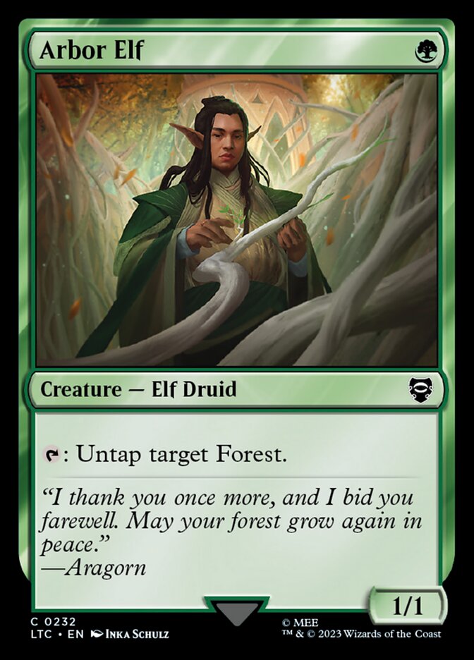 Arbor Elf 232 (Commander: The Lord of the Rings: Tales of Middle-earth)  | Good Games Adelaide SA