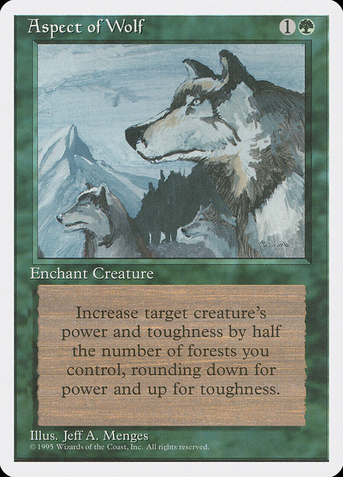 Aspect of Wolf  (Fourth Edition)  | Good Games Adelaide SA