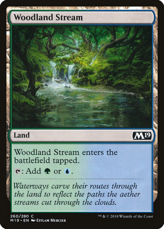 Woodland Stream 260 (Core Set 2019)  | Good Games Adelaide SA