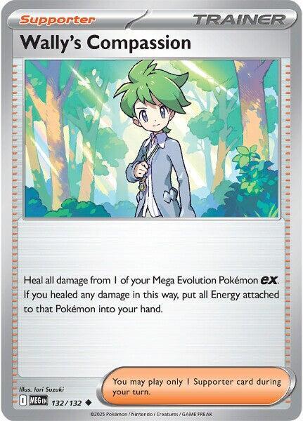 Wally's Compassion 132/132 (ME01: Mega Evolution)  | Good Games Adelaide SA