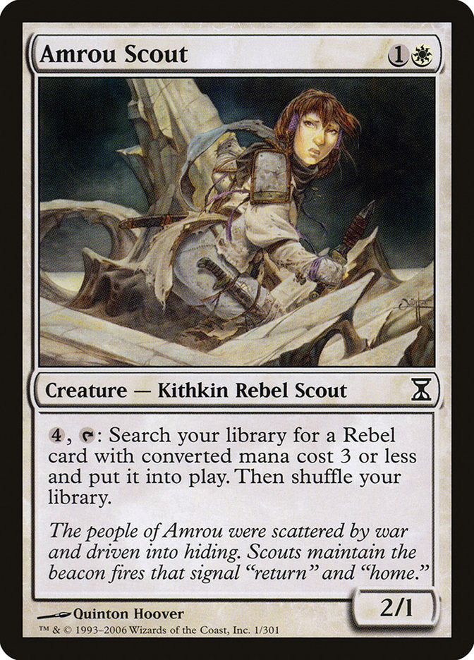 Amrou Scout 1 (Time Spiral)  - Foil | Good Games Adelaide SA