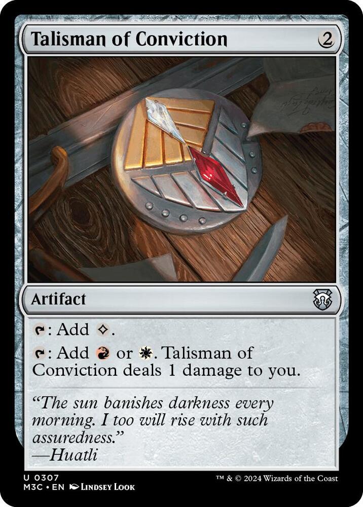 Talisman of Conviction 307/411 (Commander: Modern Horizons 3)  - Ripple Foil | Good Games Adelaide SA