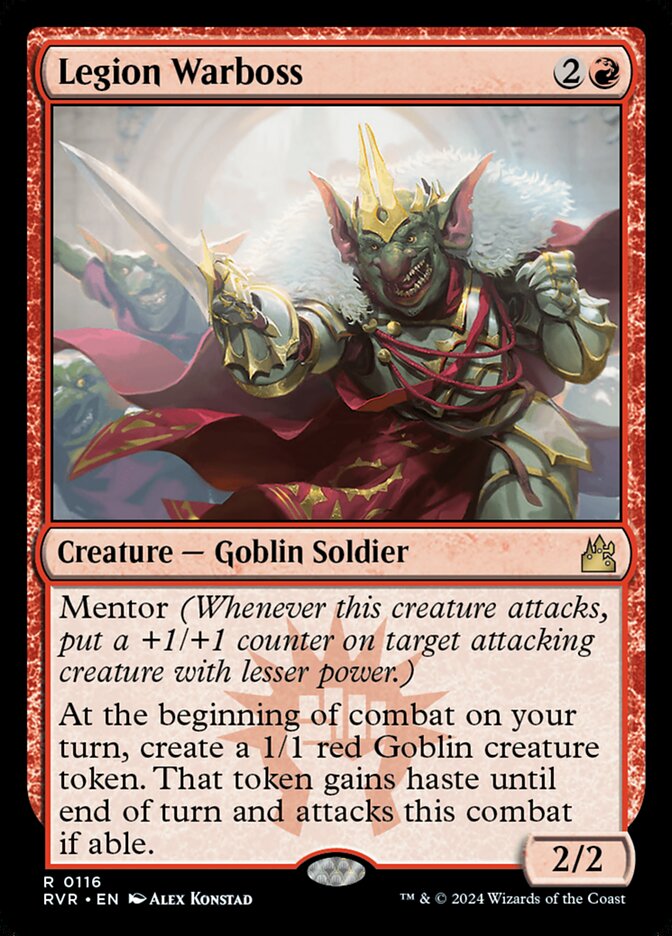 Legion Warboss 116 (Ravnica Remastered)  - Foil | Good Games Adelaide SA