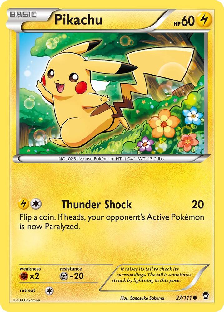 Pikachu 27/111 (XY - Furious Fists)  | Good Games Adelaide SA