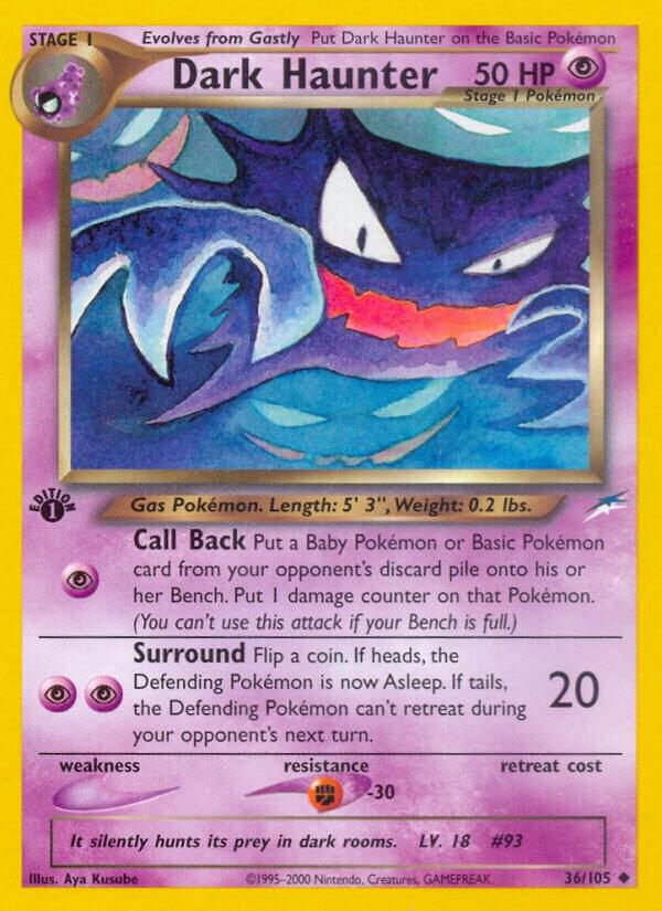 Dark Haunter 036/105 (Neo Destiny)  - 1st Edition | Good Games Adelaide SA
