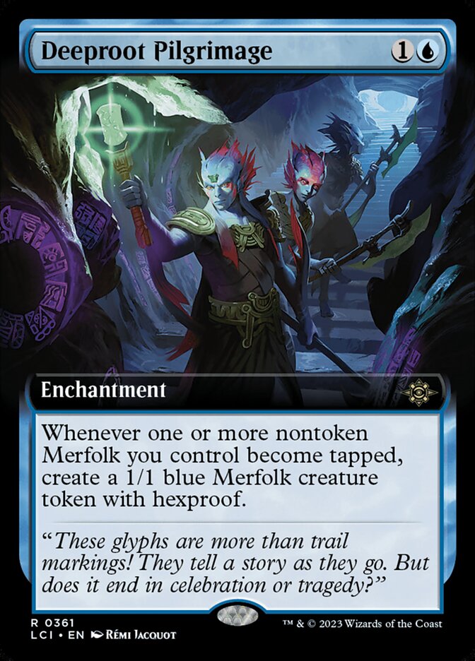 Deeproot Pilgrimage 361/291 (The Lost Caverns of Ixalan)  - Extended Art Foil | Good Games Adelaide SA