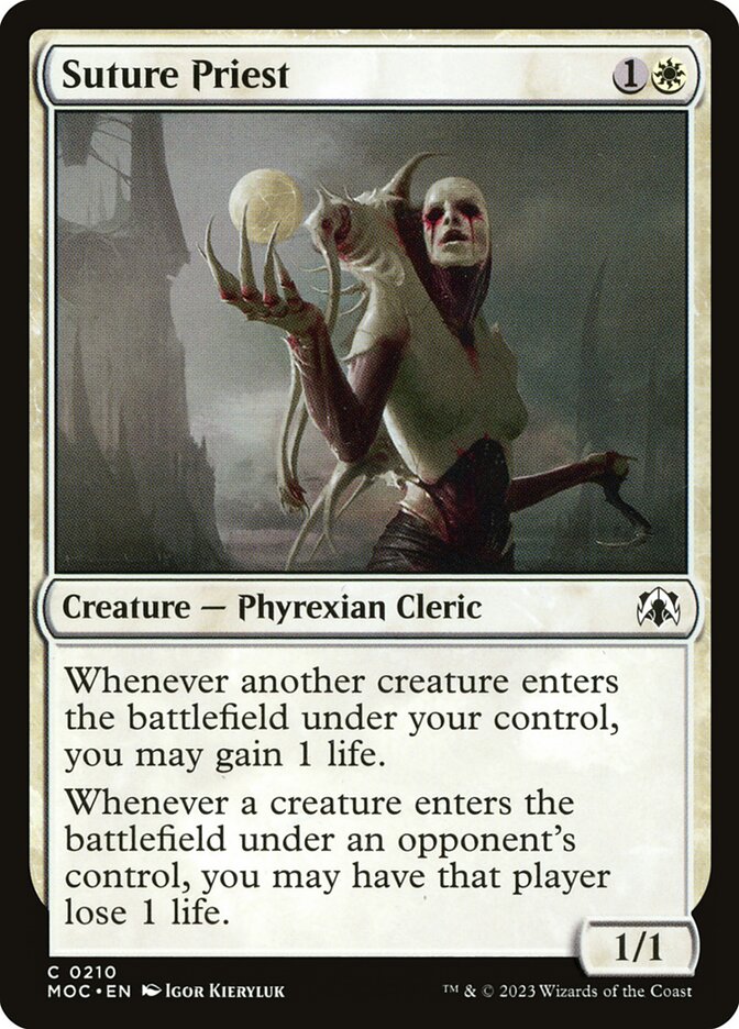 Suture Priest 210 (Commander: March of the Machine)  | Good Games Adelaide SA