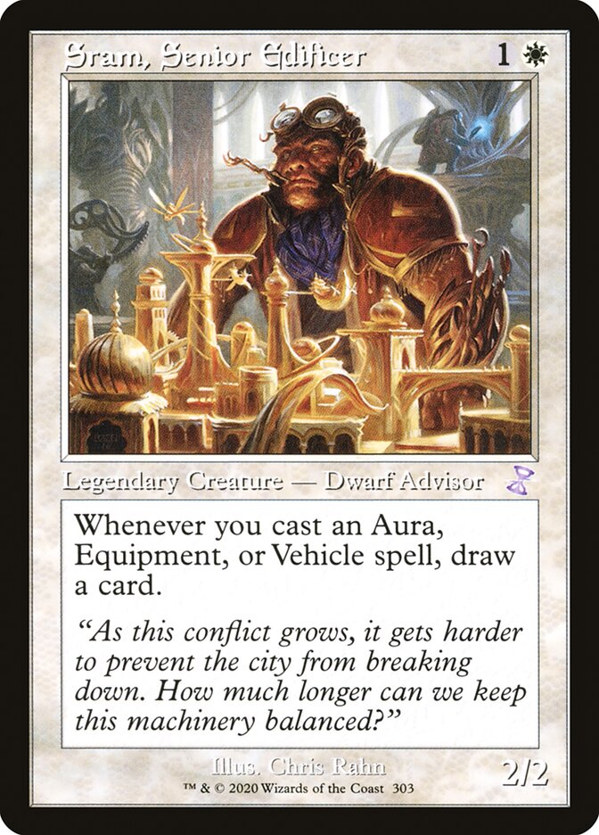 Sram Senior Edificer 303 (Time Spiral: Remastered)  - Foil | Good Games Adelaide SA