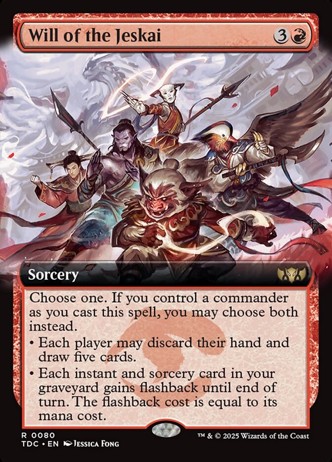Will of the Jeskai 80 (Commander: Tarkir: Dragonstorm)  | Good Games Adelaide SA