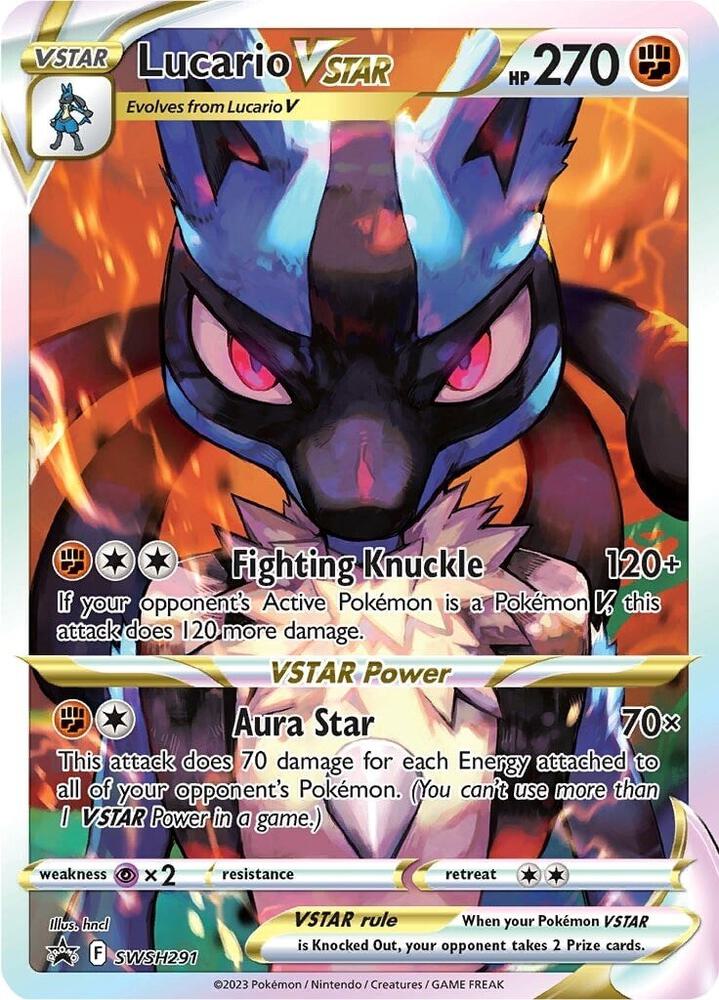 Lucario VSTAR SWSH291 SWSH291 (SWSH: Sword & Shield Promo Cards)  - Holofoil | Good Games Adelaide SA